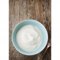 Yogurt on Wood